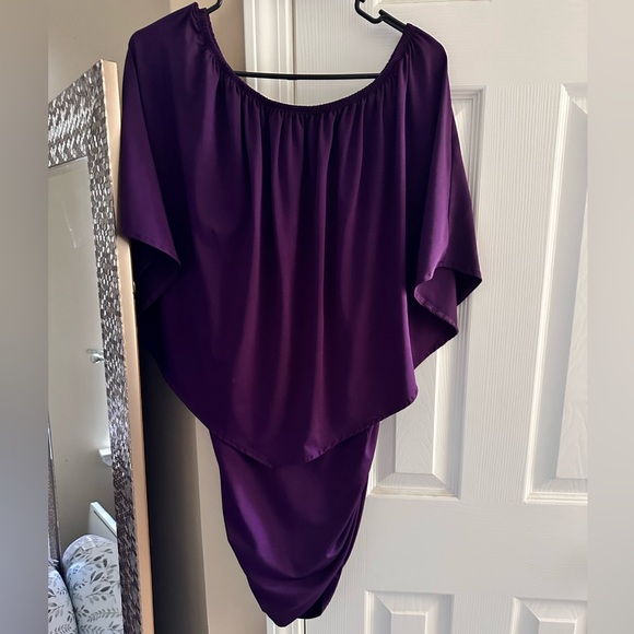 Bodycon off shoulder ruffles mini dress - Picture 3 of 4